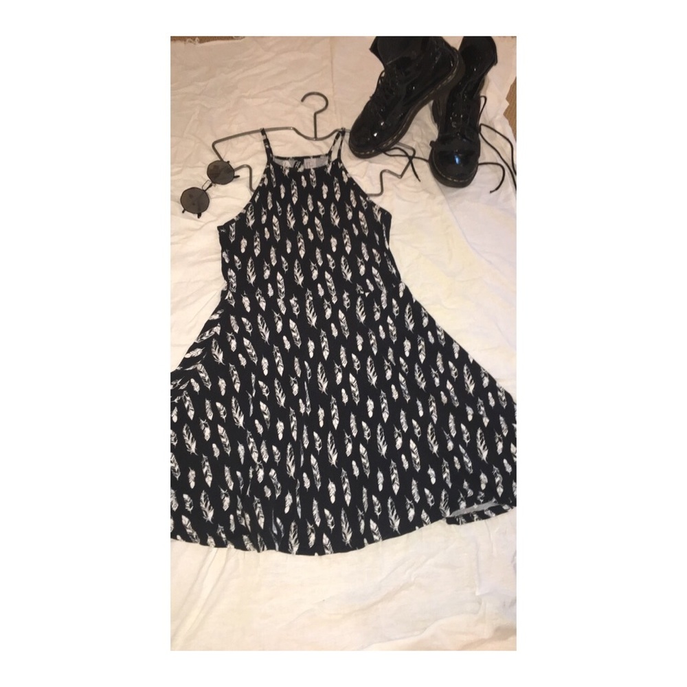 (3/$10 🌸✨) Feather Halter Dress